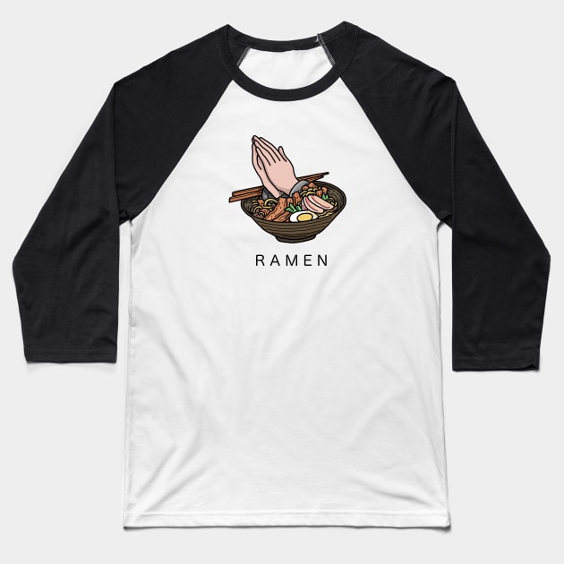 RAMEN Baseball T-Shirt by RogerHaus